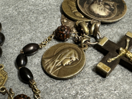 Rozenkrans Maria Miraculeus met Medailles, Lengte 45 CM