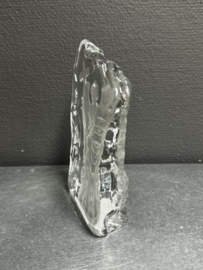 3D Glas-sculptuur engel met kruis