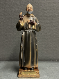 Heiligenbeeld Pio van Pietrelcina, resin, 22 cm (5)