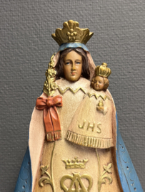 Heiligenbeeld Maria O.L.V Ten Traan (van Kalfort),  gips, 1900, 27cm (2)