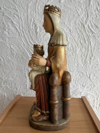 Heiligenbeeld Maria met kind op schoot