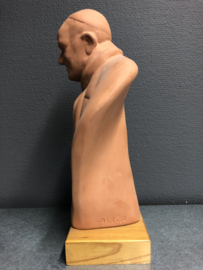 Heiligenbeeld Preca van Malta, terracotta, 32 cm (5)