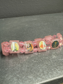 Armband met diverse heiligen afbeeldingen