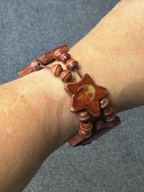 Armband met diverse heiligen afbeeldingen