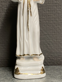 Heiligenbeeld Antonius van Padua, porselein, 15 cm (3)