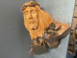 Ecce Homo / Christus 30 cm, Olijfhout (3)