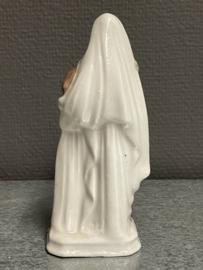 Heiligenbeeld Anna met Maria, Biscuit porselein, ca, 1880, 14 cm,