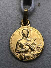 Devotiemedaille Gerardus van Majella, 1.5 cm