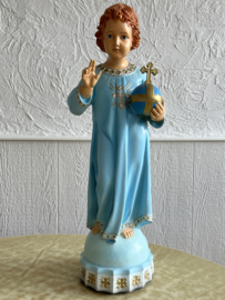 Kindje Jezus, resin, blauw