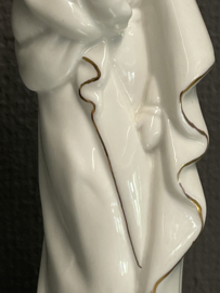 Heiligenbeeld Maria met kind, porselein, 20 cm (0)