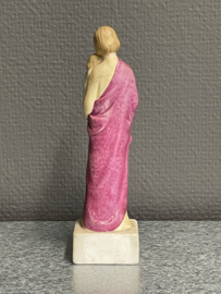 Heiligenbeeld Jozef met kind, 17 cm, biscuit porselein, 1900. (1)