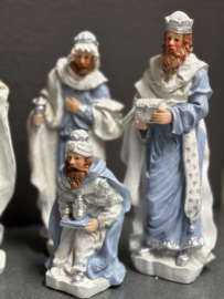 Kerstgroep 10 delig, max hoogte 18 CM, resin