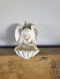 wijwaterbakje engel porselein 15 CM (17)