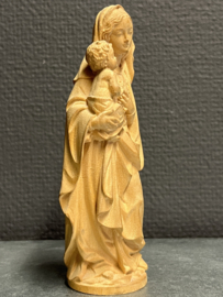 Heiligenbeeld Maria met kind en druiven, Lindehout, 15 cm (3)