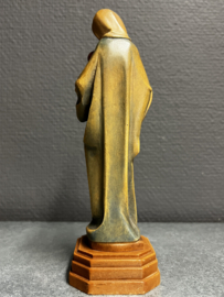 Maria met kind, houtsnijwerk, 17 cm, Lindehout (3)