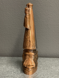 Maria OLV van Scherpenheuvel, koper, 20 cm (7) (beschadigd)