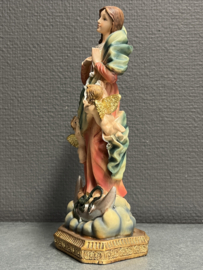 Heiligenbeeld Maria die de knopen ontwart, resin, 22 cm (3)