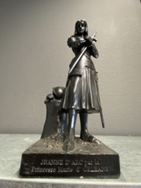 Beeld Heilige Jeanne D`Arc, resin, 21 cm hoog (5)