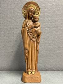 Heiligenbeeld Maria O.L.V Altijd Durende Bijstand, gips 30 cm, (3)