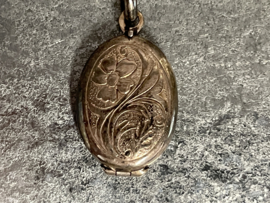 Zilveren (925) Medaillon, 2.5 x 1.5 cm (7)
