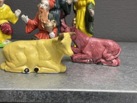 Kerstgroep, porselein, 12 cm, 10 delen (8)