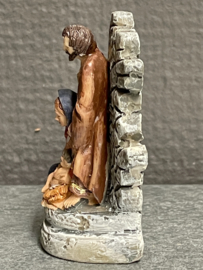 Kerstgroep, 7 cm, resin (9)