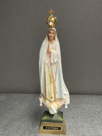 Beeld Heilige Maria OLV van Fatima, resin, 26 cm (2)