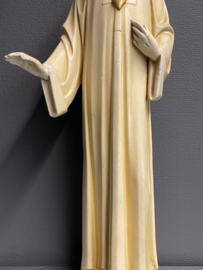 Jezus Heilig Hart, 60 cm, gips, Gerard Linssen Venlo 1920 (7) (hand is gerestaureerd)