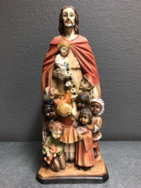 Heiligenbeeld Jezus met kinderen
