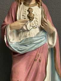 Jezus Heilig Hart 43 cm, gips, 1900 (10)