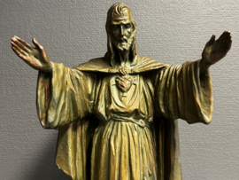 Beeld Heilig Hart van Jezus – Gips, Gerard Linssen, ca. 1930