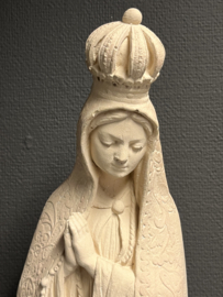 Heiligenbeeld Maria OLV  van Fatima, 64 cm, gips (3)