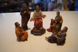 Bergrede van Jezus, 5 delen, resin ca. 9 cm (3)