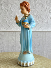 Kindje Jezus, resin, blauw