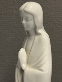 Heiligenbeeld Maria, porselein. 23 cm (3)