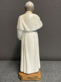 Heiligenbeeld Johannes Paulus II, rubber beeld uit de jaren 50, 23 cm (7)