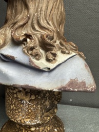 Ecce Homo – polychroom borstbeeld van Christus, ca. begin 20e eeuw