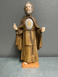 Heiligenbeeld San Ciro Di Portici,  29 cm, resin. (4)