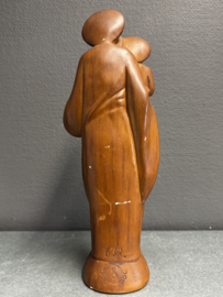 Beeld Sint-Jozef met Kind Jezus – Atelier A. Dolfen, Gips, ca. midden 20e eeuw