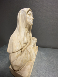 Angela Merici, Borstbeeld heilige Angela de Merici, 22 cm gips (1)
