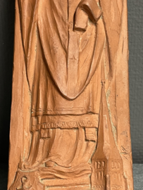 Clemens I, terracotta plaquette 30 x 9 cm (8)