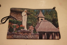 Stoffen etui Maria OLV van Banneux 14 x 10 cm