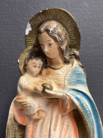 Maria met kind, gips, 32 cm, lichte beschadigingen (1)