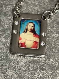Scapulier ketting, met strass
