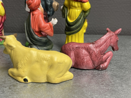 Kerstgroep, porselein, 12 cm, 10 delen (8)