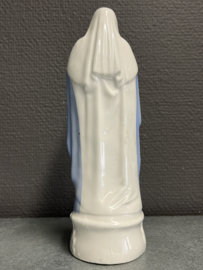 Heiligenbeeld Maria Heilig  Hart, biscuit porselein, 1880, 20 CM (2)