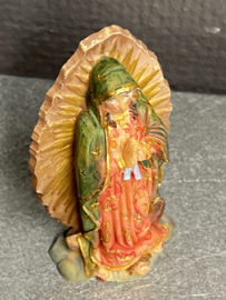 Heiligenbeeld Maria OLV Guadeloupe 7.5 cm, resin (10)