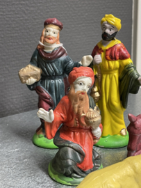 Kerstgroep, porselein, 12 cm, 10 delen (8)