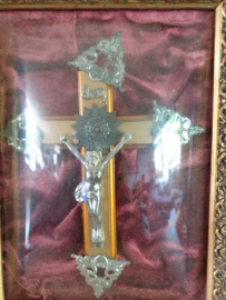 Bol glas crucifix 1900 13x10.5 CM (37)