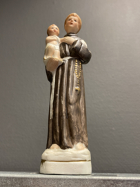Heiligenbeeld Antonius van Padua, biscuit porselein, 15 cm (0)